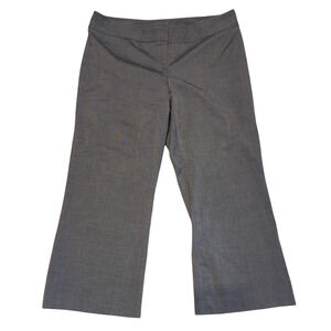 LANE BRYANT Gray Black Dress Pants Trousers Plus Size 18 FLAW